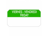 Adhesive etiquette  Vendredi  5 2 5cm 1000 pieces