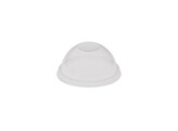 Deksel transparant dome met gat Rpet 300cc/400cc/500cc 100 stuks