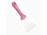 Grattoir a main large inox 23 5 10cm rose