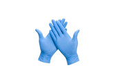 Handschoen nitril poedervrij blauw XL 100 stuks