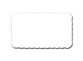 Papier pour plat rectangulaire 13 22cm blanc 1000 pieces