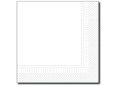 Serviette 40cm 2L blanc 100 pieces