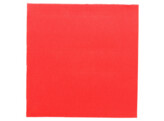 Serviette 40cm double point rouge 50 pieces