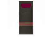 Bestekzakje stripe bordeaux 520 stuks