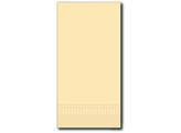 Serviette 40cm 2L pli d extremite ivoir 50 pieces