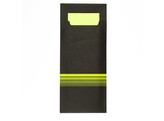 Bestekzakje stripe lime 520 stuks