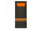 Bestekzakje stripe oranje 520 stuks