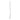 Tafelmes mono Orca 23 5cm 12 stuks