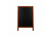 Stoepbord deluxe sandwich 55 85cm mahogany