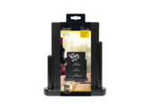 Ardoise de table elegant medium 15 21cm noir