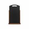 Tafel krijtbord handle 35 53cm donkerbruin