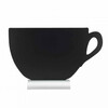 Ardoise de table silhouette aluminium  Tasse 
