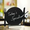 Tafel krijtbord silhouet aluminium  Bord 