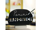 Ardoise de table silhouette aluminium  Sandwich 