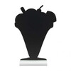 Ardoise de table silhouette aluminium  Glace 
