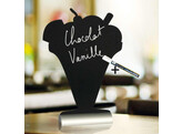 Ardoise de table silhouette aluminium  Glace 