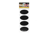 Krijtbord sticker 4 7 8cm ovaal 8 stuks