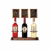 Presentoir 3 bouteilles 39 45cm marron