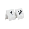 Tafelnummer wit 1-10