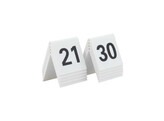 Tafelnummer wit 21-30