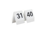 Tafelnummer wit 31-40
