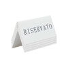 Chevalet de table blanc  Riservato 