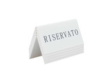 Chevalet de table blanc  Riservato 