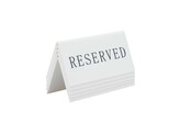 Chevalet de table blanc  Reserved 
