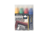 Krijtstift waterproof 7-15mm geel/groen/blauw/rood