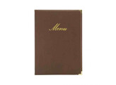 Menukaart A4  Classic  bruin