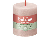 Pilier bougie 80/68 rustique 4 pieces misty pink