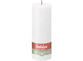 Pilier bougie 190/68 rustique 4 pieces cloudy white