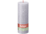 Pilier bougie 190/68 rustique 4 pieces frosted lavender