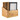Box avec 20 cartes menu A4  Wood  noir