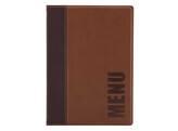 Carte menu A5  Trendy  marron