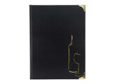 Carte de vin A4  Basic  noir