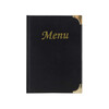 Menukaart A5  Basic  zwart