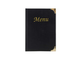 Menukaart A5  Basic  zwart