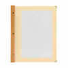 Carte menu A4  Wood  beige