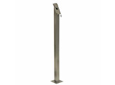 Poot RVS 120cm voor menukaart display