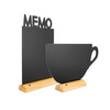 Ardoise de table silhouette wood  Tasse 