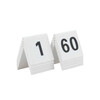 Tafelnummer wit 21-30