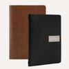 Carte menu en cuir A5 Raw marron
