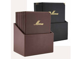 Box met 20 menukaarten A4  Classic  bordeaux