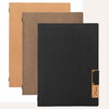 Carte menu A4  Nature  brun