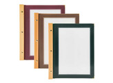 Carte menu A4  Wood  beige