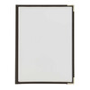 Carte menu A4  Crystal  3 pieces simple