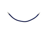 Cordon barriere 150cm chrome/bleu