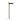 Paal voor afzetpaal  Retractable  RVS 100cm met koord 205cm zwart