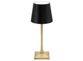 Lampe de poser Roma H26cm or/noir